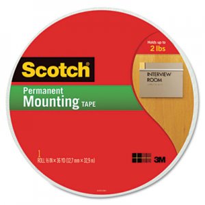 Scotch Foam Mounting Tape, 3/4" Wide x 1368" Long MMM110MR 110-MR