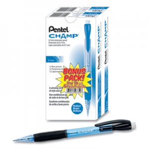 Pentel Champ Mechanical Pencil, 0.7 mm, HB (#2.5), Black Lead, Blue Barrel, 24/Pack PENAL17CSWUS AL17CSW-US