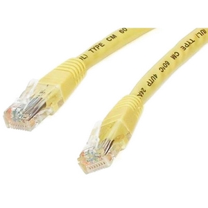 StarTech.com 5 ft Yellow Molded Cat 6 Patch Cable C6PATCH5YL