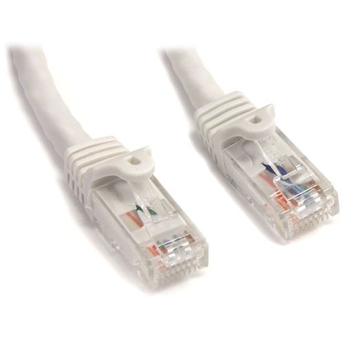 StarTech.com 3 ft White Snagless Cat6 UTP Patch Cable N6PATCH3WH