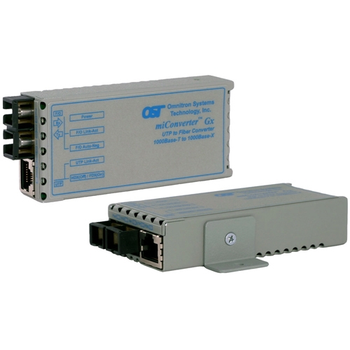 Omnitron miConverter Gx ST Single-Mode 12km No Power Adapter 1201-1-0 1201-1-x