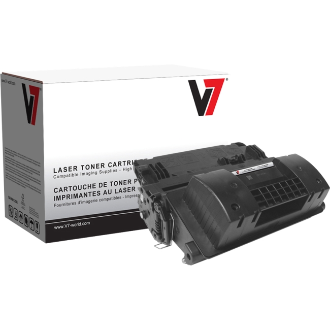 V7 Black Toner Cartridge (High Yield) For HP LaserJet P4015DN, P4015N, P4015TN V764X