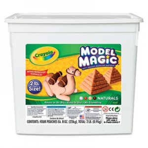 Crayola Model Magic Modeling Compound, Assorted Natural Colors, 2 lbs CYO232412 232412