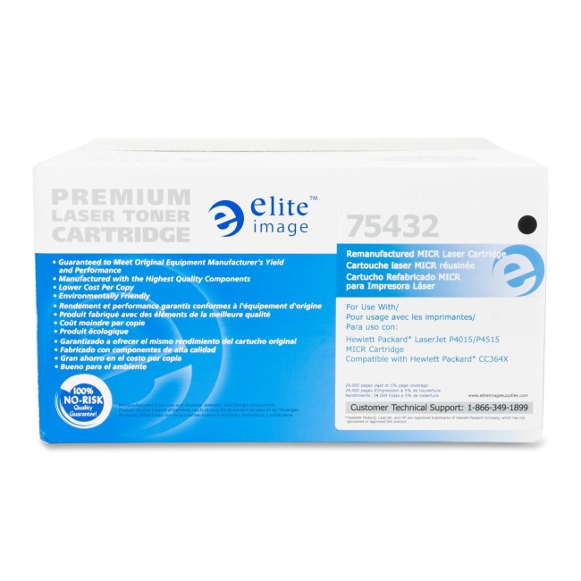 Elite Image Remanufactured HP 64X MICR Toner Cartridge 75432