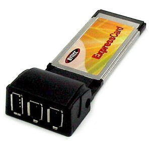 Bytecc 3-port USB/Firewire Express Card BT-ECU2FW