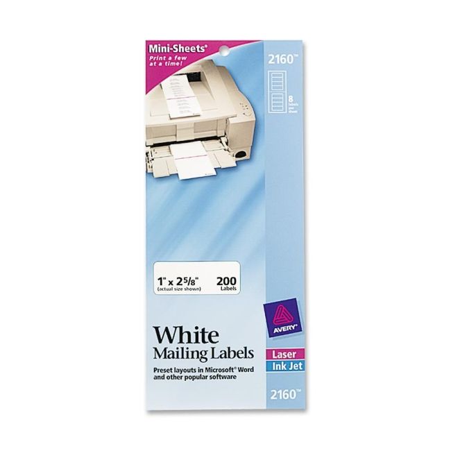 Avery Mini-Sheet Label 2160