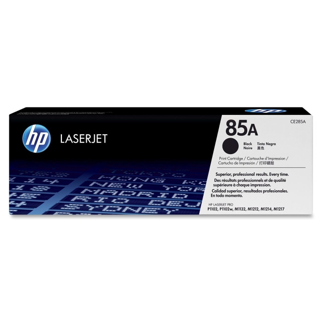 HP (CE2) Black Original LaserJet Toner Cartridge CE285A 85A