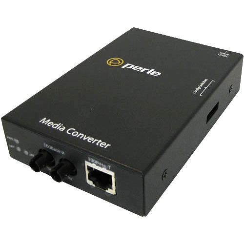 Perle Fast Ethernet Stand-Alone Media Converter 05050204 S-100-M2ST2