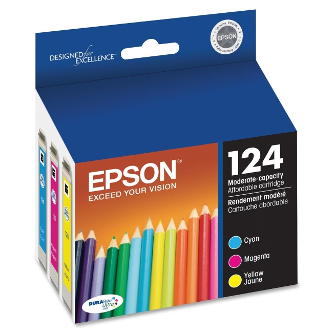 Epson DURABrite Moderate Capacity Multi-Pack Ink Cartridge T124520 124