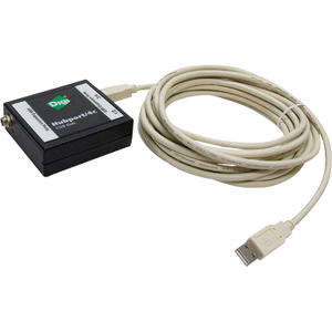 Digi 5.5-30V powered 4-port USB Hub 301-1010-44 Hubport/4c DC