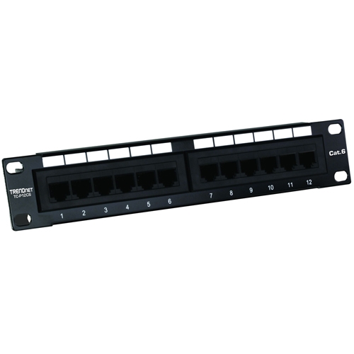 TRENDnet 12-Port Cat. 6 Unshielded Patch Panel TC-P12C6