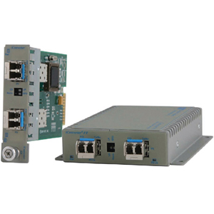 Omnitron iConverter SFP to SFP Managed Protocol-Transparent Fiber Converter 8699-0-D