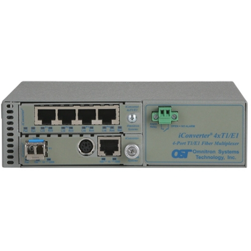 Omnitron iConverter 4xT1/E1 Multiplexer 8823N-1-B 8823N-1