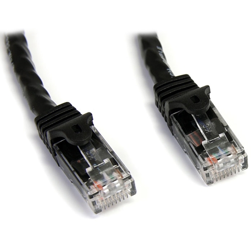 StarTech.com 15 ft Black Snagless Cat6 UTP Patch Cable N6PATCH15BK