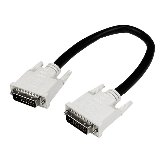 StarTech.com 1ft DVI-D Dual Link Digital Video Monitor Cable DVIDDMM1