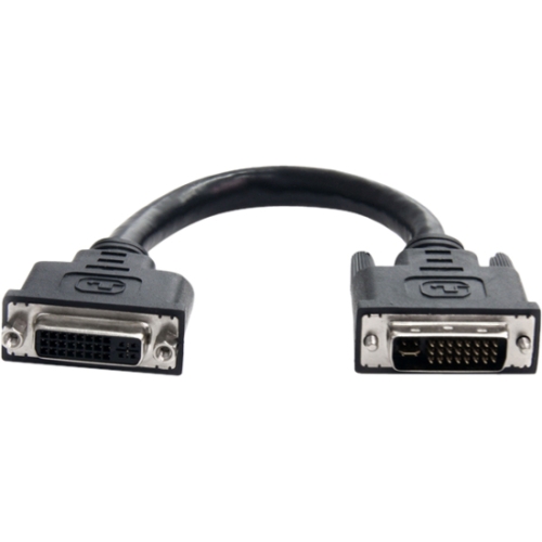 StarTech.com 6in DVI-I Dual Link Port Saver Cable M/F DVIEXTAA6IN