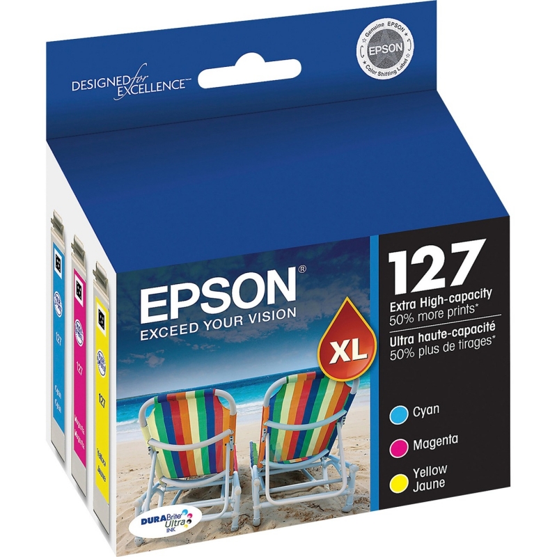 Epson DUREBrite High Capacity Multi-Pack Ink Cartridge T127520-S EPST127520S