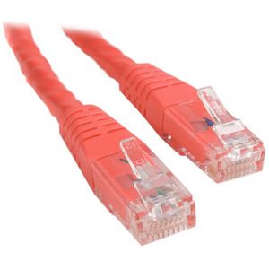 StarTech.com 15ft Red Molded Cat6 UTP Patch Cable ETL Verified C6PATCH15RD