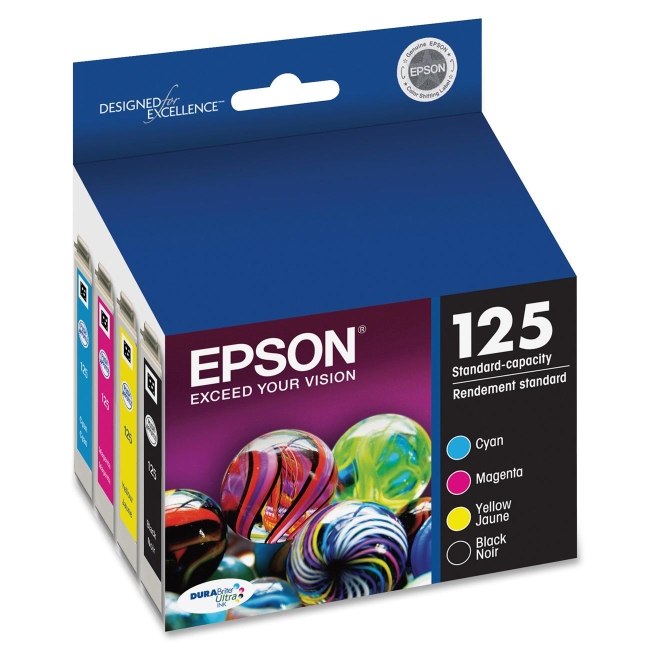 Epson DURABrite Combo Pack Ink Cartridge T125120-BCS 125