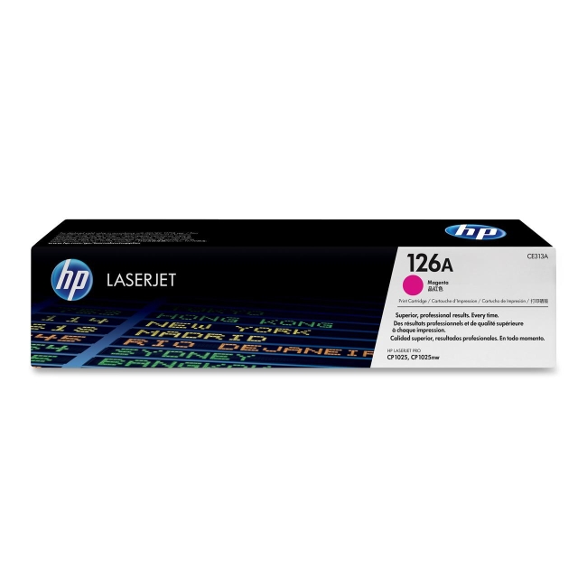 HP Magenta Original LaserJet Toner Cartridge CE313A 126A