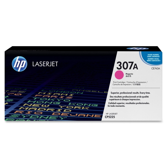 HP Magenta Original LaserJet Toner Cartridge CE743A 307A