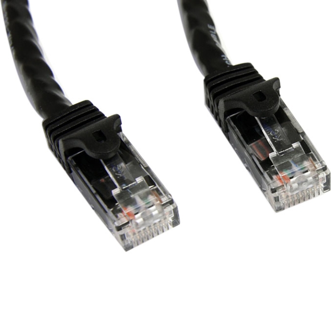 StarTech.com 100 ft Black Snagless Cat6 UTP Patch Cable N6PATCH100BK