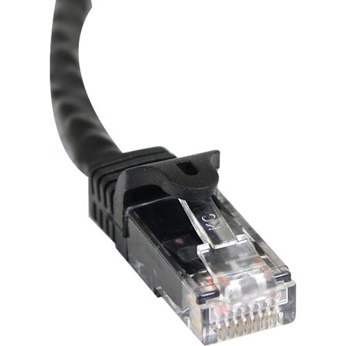 StarTech.com 50 ft Black Snagless Cat6 UTP Patch Cable N6PATCH50BK