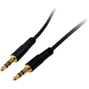 StarTech.com 10 ft Slim 3.5mm Stereo Audio Cable - M/M MU10MMS