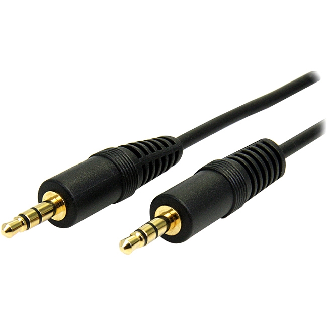 StarTech.com 3 ft Slim 3.5mm Stereo Audio Cable - M/M MU3MMS