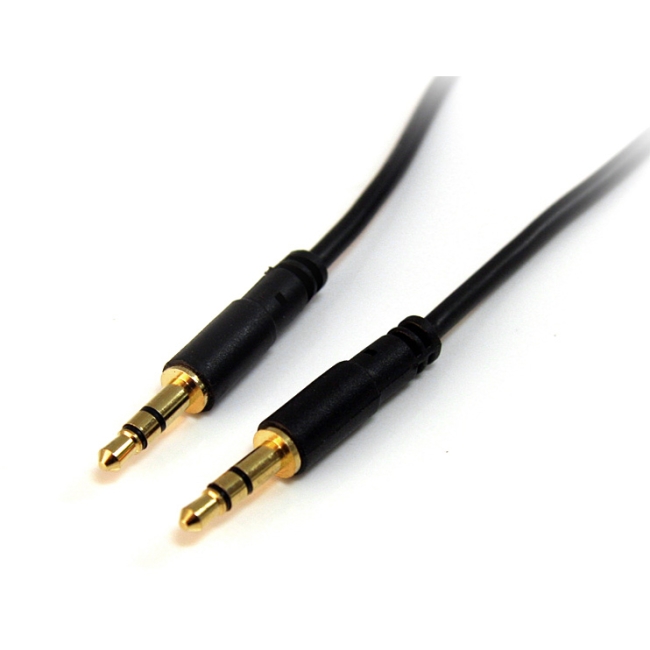 StarTech.com 6 ft Slim 3.5mm Stereo Audio Cable - M/M MU6MMS