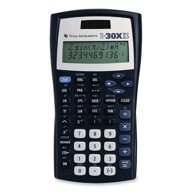 Texas Instruments Solar Scientific Calculator TI-30XIIS TEXTI30XIIS
