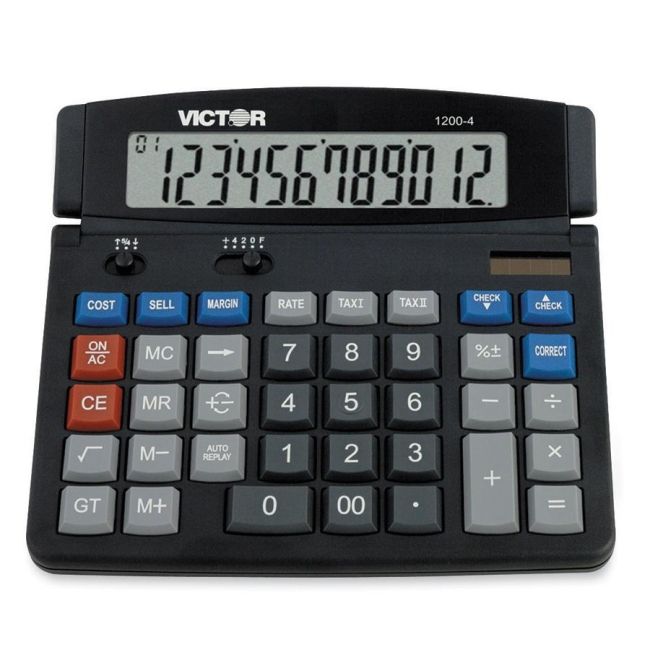 Victor Technology Desktop Calculator 1200-4 VCT12004
