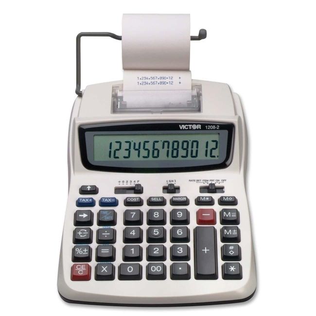 Victor Technology Printing Calculator 1208-2 VCT12082