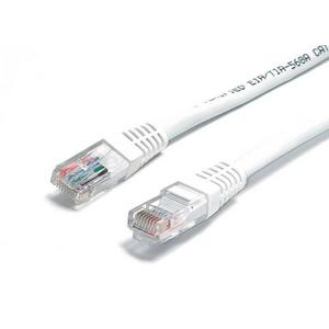 StarTech.com 2ft White Molded Cat6 UTP Patch Cable ETL Verified C6PATCH2WH