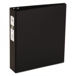 Avery Economy Non-View Binder with Round Rings, 3 Rings, 2" Capacity, 11 x 8.5, Black, (3501) AVE03501 03501