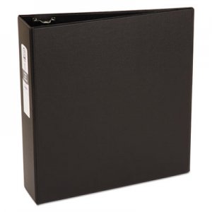 Avery Economy Non-View Binder with Round Rings, 3 Rings, 3" Capacity, 11 x 8.5, Black, (3602) AVE03602 03602