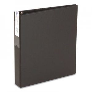 Avery Economy Non-View Binder with Round Rings, 3 Rings, 2" Capacity, 11 x 8.5, Black, (4501) AVE04501 04501