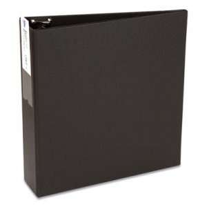 Avery Economy Non-View Binder with Round Rings, 3 Rings, 3" Capacity, 11 x 8.5, Black, (4601) AVE04601 04601