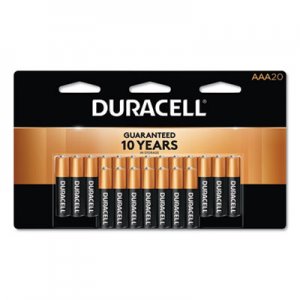 Duracell CopperTop Alkaline AAA Batteries, 20/Pack DURMN2400B20Z MN2400B20Z