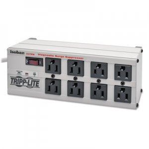 Tripp Lite Isobar Surge Protector, 8 Outlets, 25 ft Cord, 3840 Joules, Metal Housing TRPISOBAR825ULT ISOBAR825ULTRA