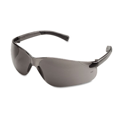 Crews BearKat Safety Glasses, Wraparound, Gray Lens BK112 CRWBK112