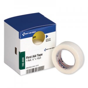 First Aid Only First Aid Tape, 0.5" x 10 yds, White FAOFAE6000 FAE-6000