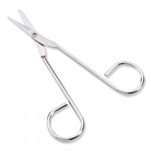 First Aid Only First-Aid Scissors, 4 1/2" Long, Nickel Plated FAOFAE6004 FAE-6004