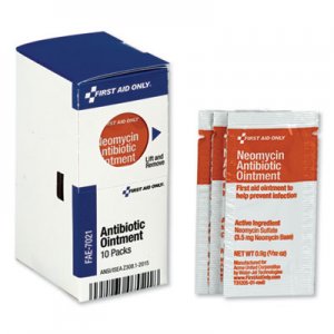 First Aid Only Antibiotic Ointment, 10 Packets/Box FAOFAE7021 FAE-7021