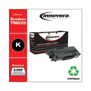 Innovera Remanufactured Black Toner, Replacement for Brother TN620, 3,000 Page-Yield IVRTN620