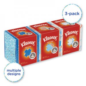 Kleenex Boutique Anti-Viral Tissue, 3-Ply, White, Pop-Up Box, 60/Box, 3 Boxes/Pack KCC21286 21286
