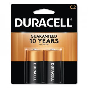 Duracell CopperTop Alkaline C Batteries, 2/Pack DURMN1400B2Z MN1400B2Z