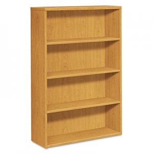 HON 10500 Series Laminate Bookcase, Four-Shelf, 36w x 13-1/8d x 57-1/8h, Harvest HON105534CC H105534.CC