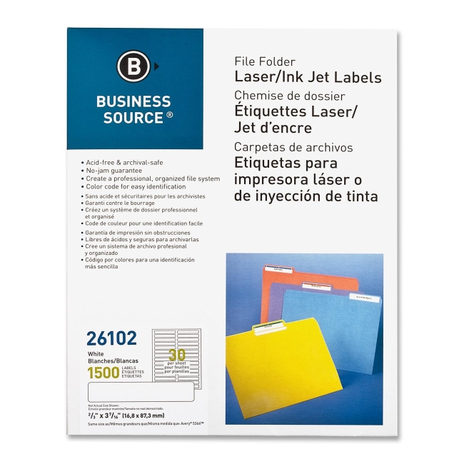Business Source File Folder Label 26102