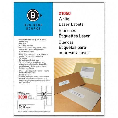Business Source Mailing Laser Label 21050